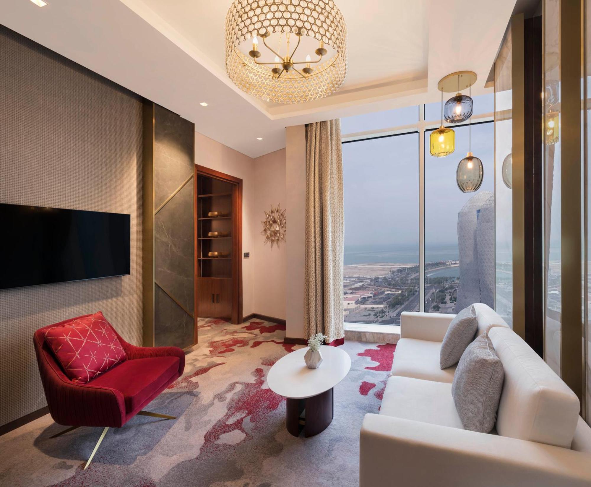 Velero Hotel Doha Lusail Экстерьер фото A suite at the hotel