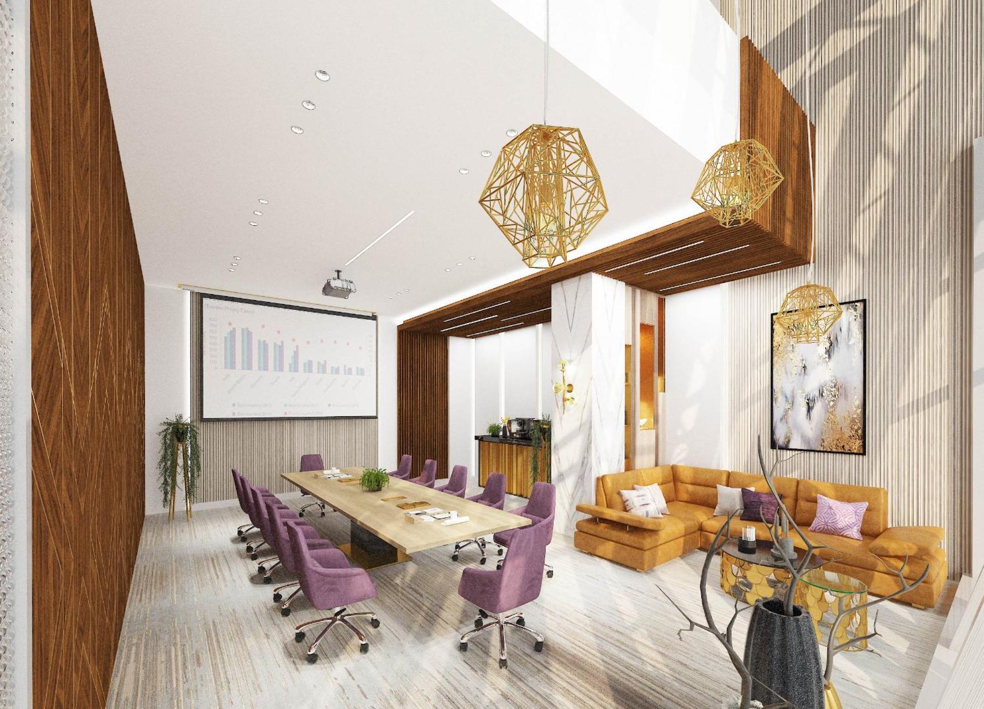 Velero Hotel Doha Lusail Экстерьер фото 3D rendering of a meeting room