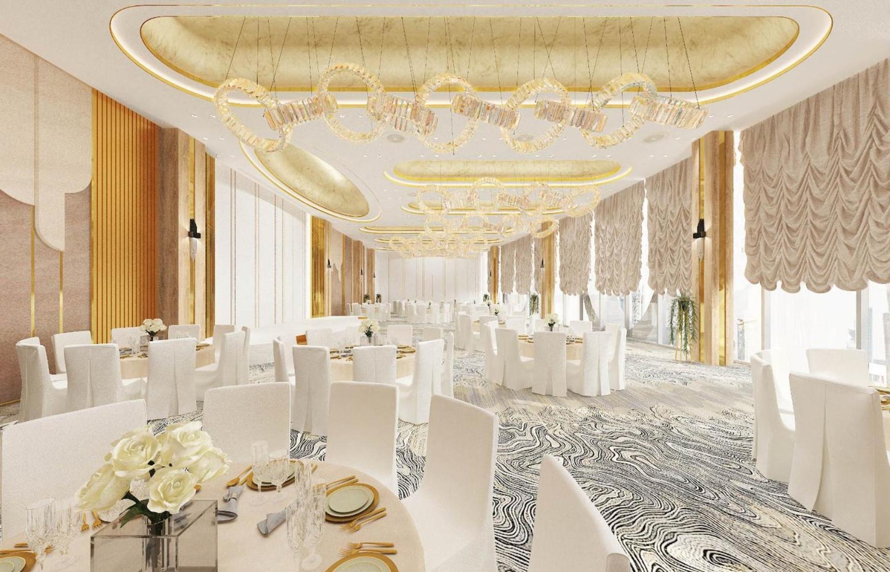 Velero Hotel Doha Lusail Экстерьер фото The interior of the restaurant