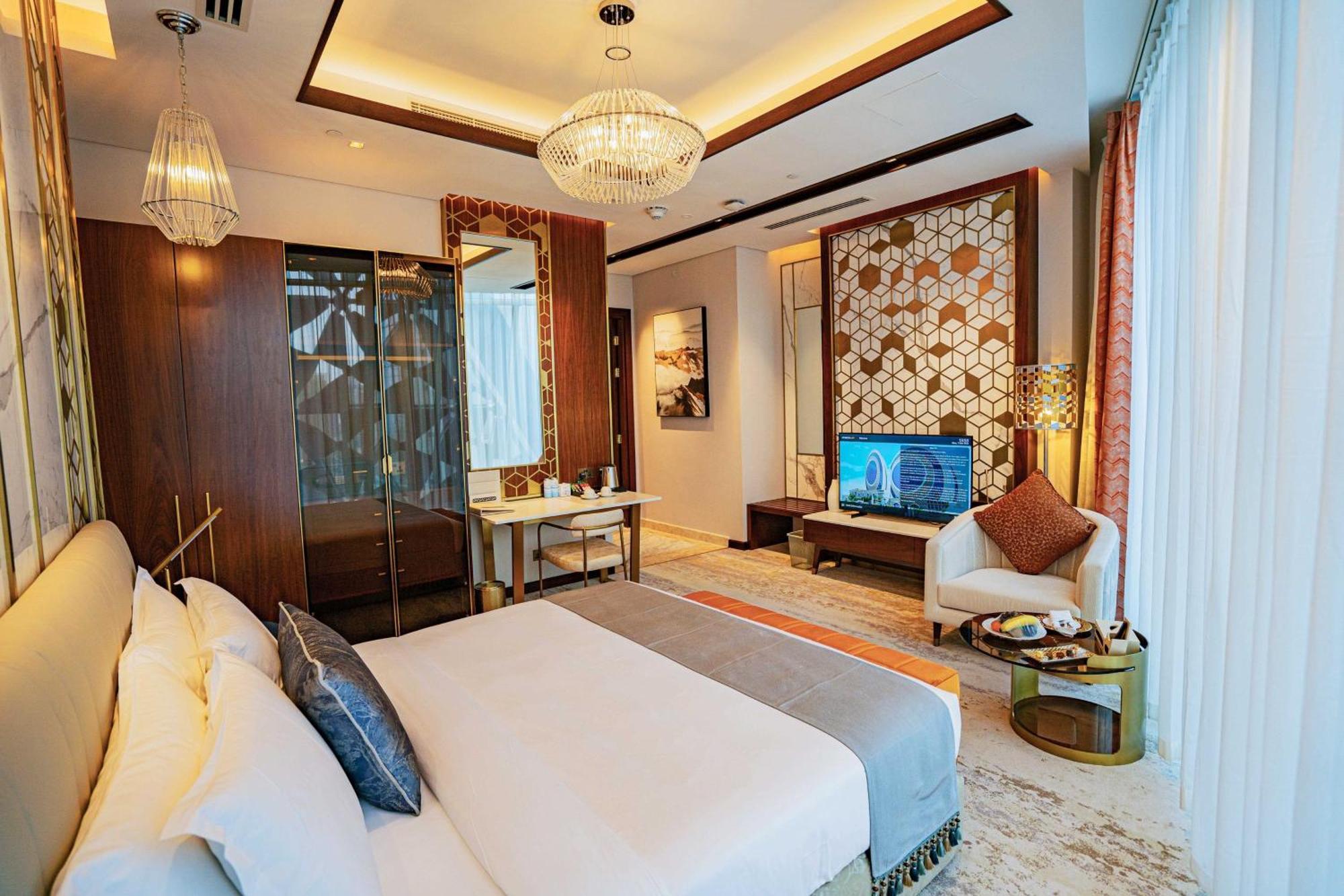 Velero Hotel Doha Lusail Экстерьер фото A bedroom at the hotel