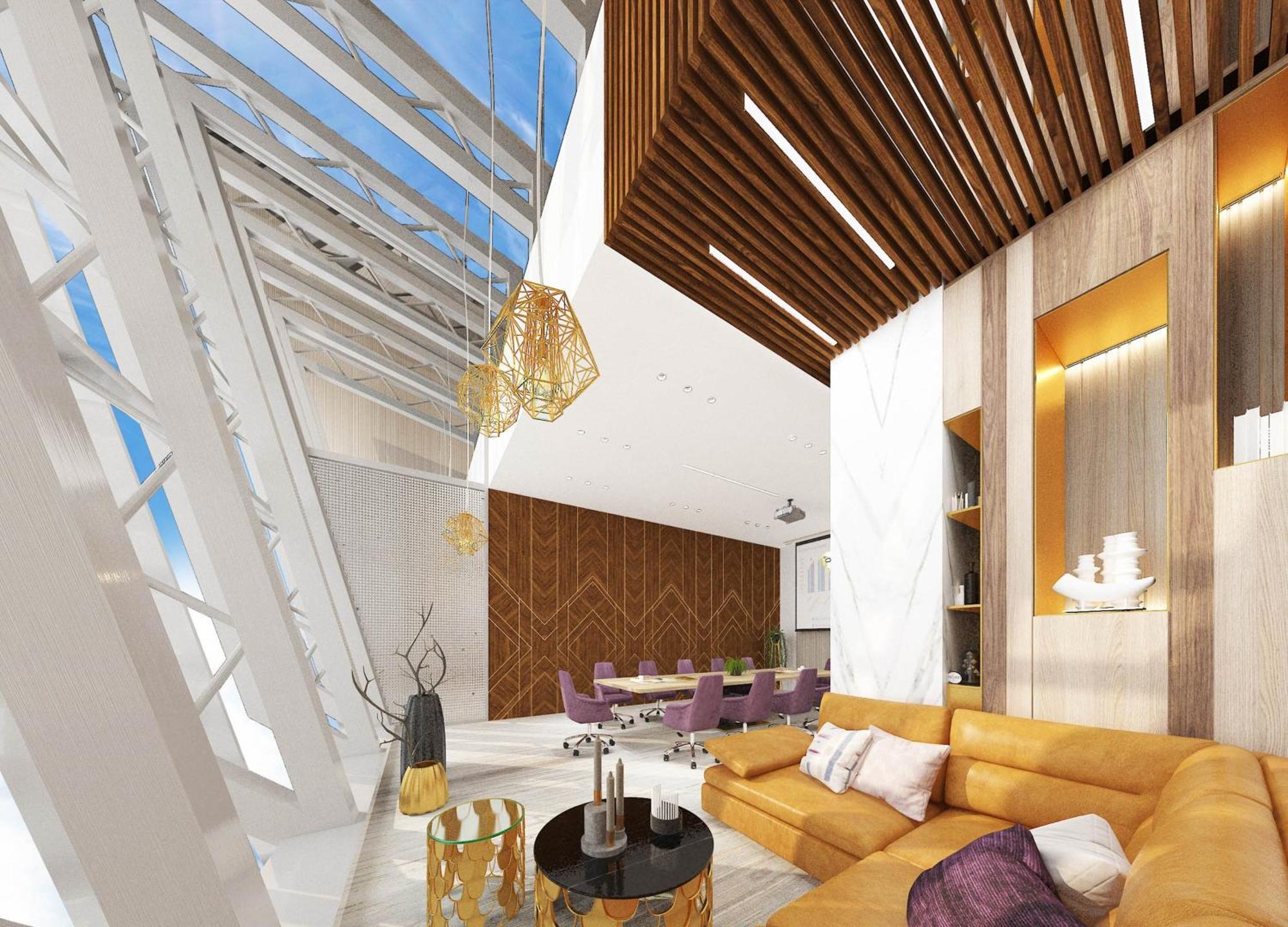 Velero Hotel Doha Lusail Экстерьер фото Interior of the Sky Loft